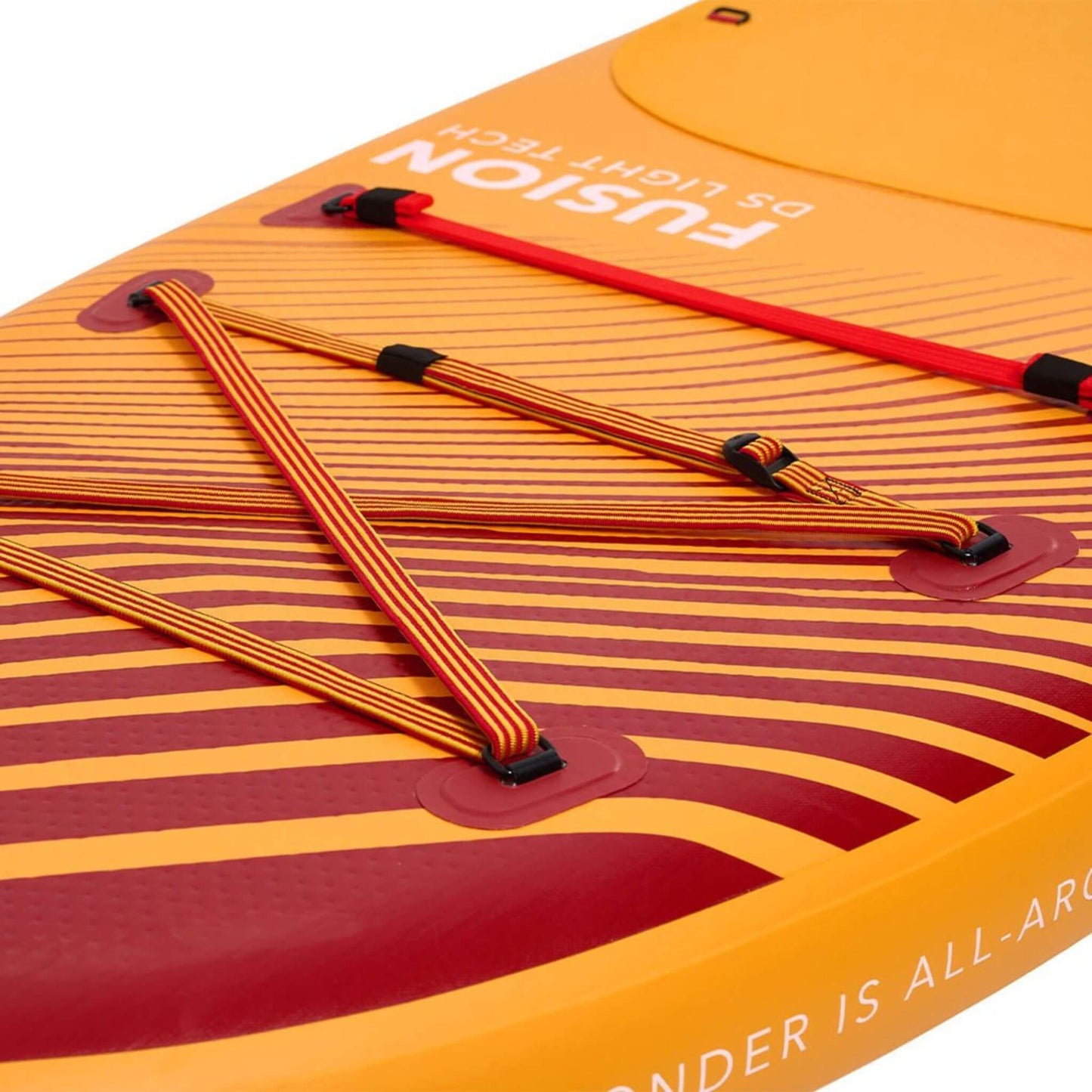 Aqua Marina Fusion Premium All-Around SUP W/ Durable PVC Rail Layers & Grooved EVA Footpad 10FT
