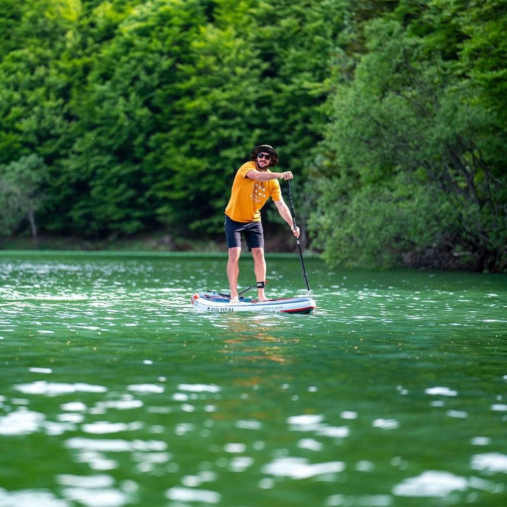 Aqua Marina Hyper Navy Touring SUP With Hydrodynamic Rail Edges & Adjustable Bungee 12FT