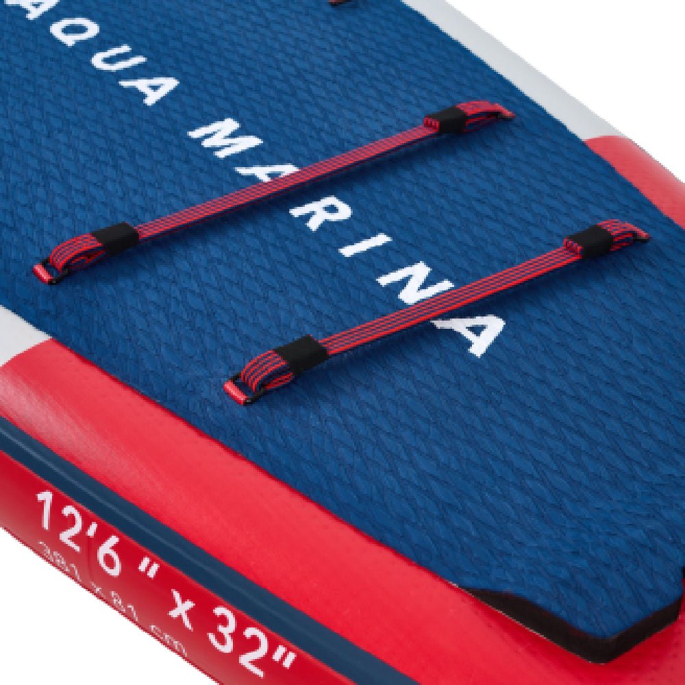 Aqua Marina Hyper Navy Touring SUP With Hydrodynamic Rail Edges & Adjustable Bungee 12FT