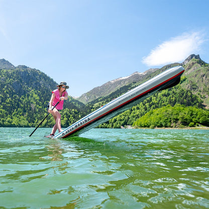 Aqua Marina Hyper Navy Touring SUP With Hydrodynamic Rail Edges & Adjustable Bungee 12FT