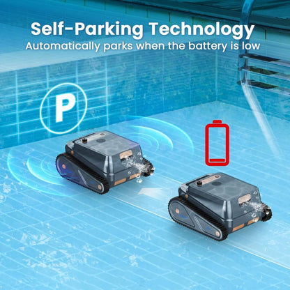 AquaBot Smart Robotic Pool Cleaner with Fast Charging