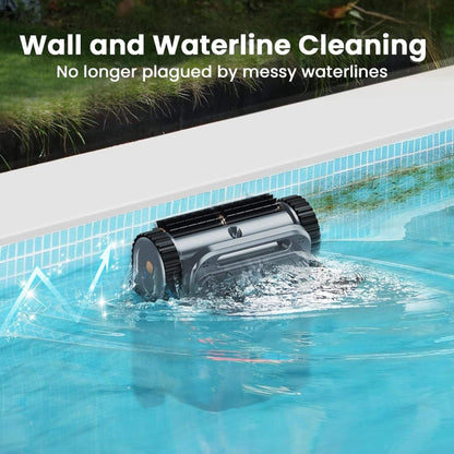 AquaBot Smart Robotic Pool Cleaner with Fast Charging
