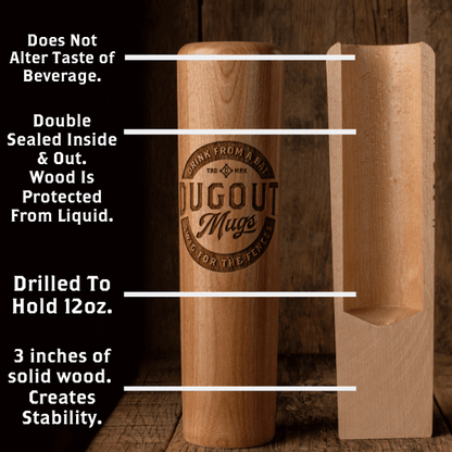 The Freedom250™ Dugout Mug® | Baseball Bat Mug