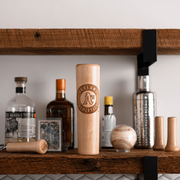 Oakland Athletics Wined Up® | Baseball Bat Wine Mug Collective