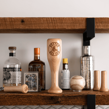 Boston Red Sox Wined Up® | Baseball Bat Wine Mug Collective