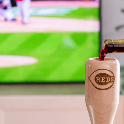 Cincinnati Reds Wined Up® | Baseball Bat Wine Mug Collective