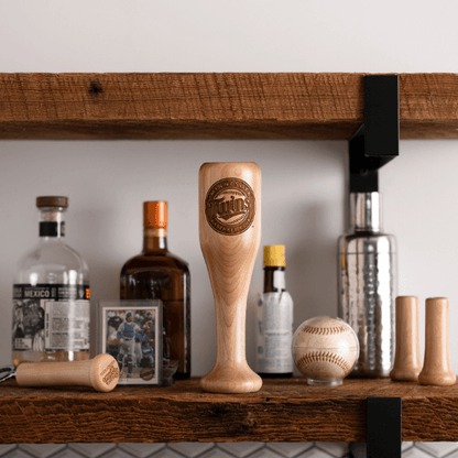 Minnesota Twins Wined Up® | Baseball Bat Wine Mug Collective