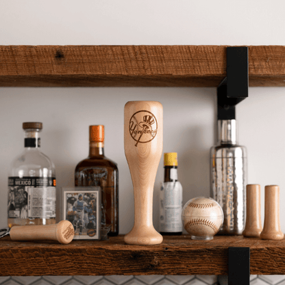 New York Yankees Wined Up® | Baseball Bat Wine Mug Collective