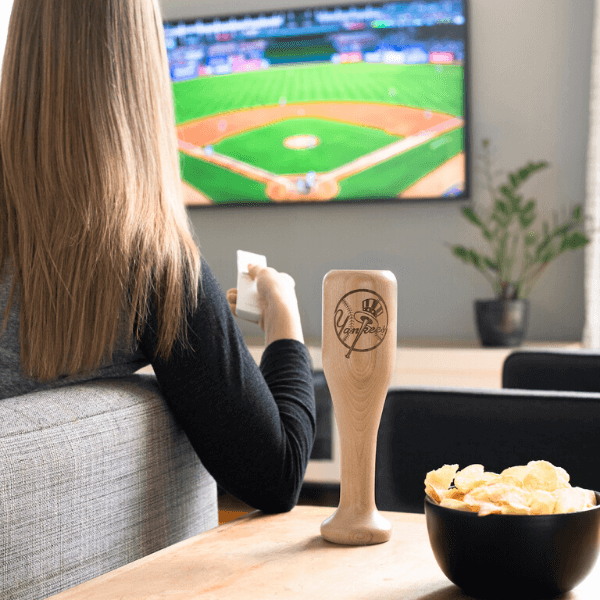 New York Yankees Wined Up® | Baseball Bat Wine Mug Collective