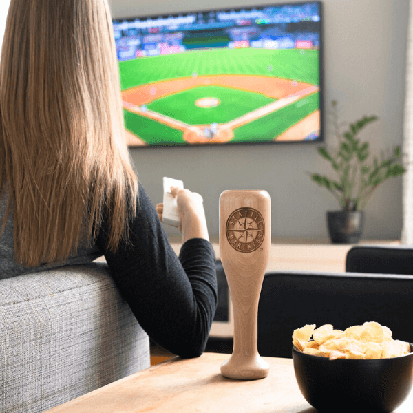 Seattle Mariners Wined Up® | Baseball Bat Wine Mug Collective