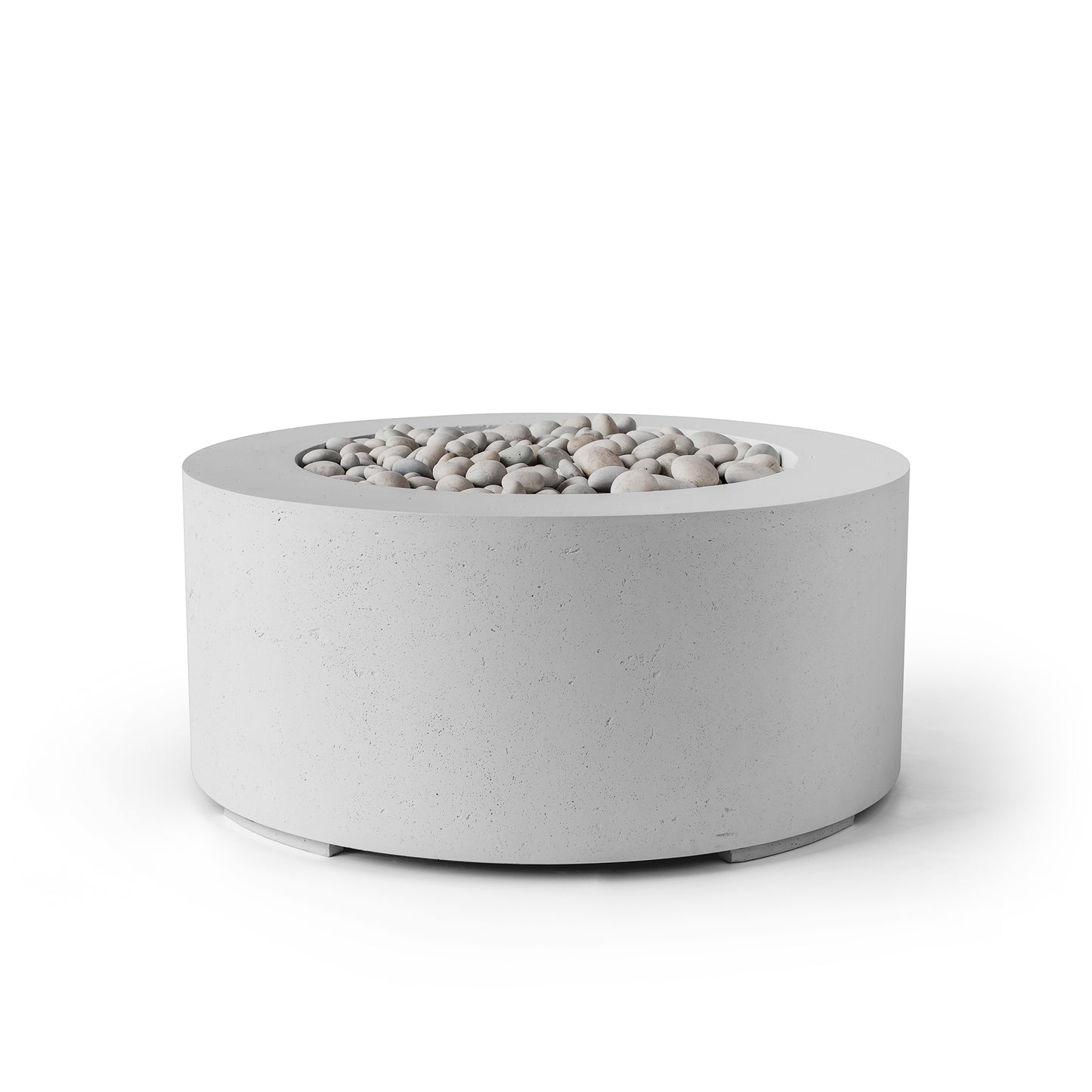 Belmont 36" Round Concrete Fire Pit - Match Lit