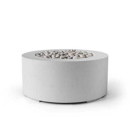 Belmont 36" Round Concrete Fire Pit - Match Lit