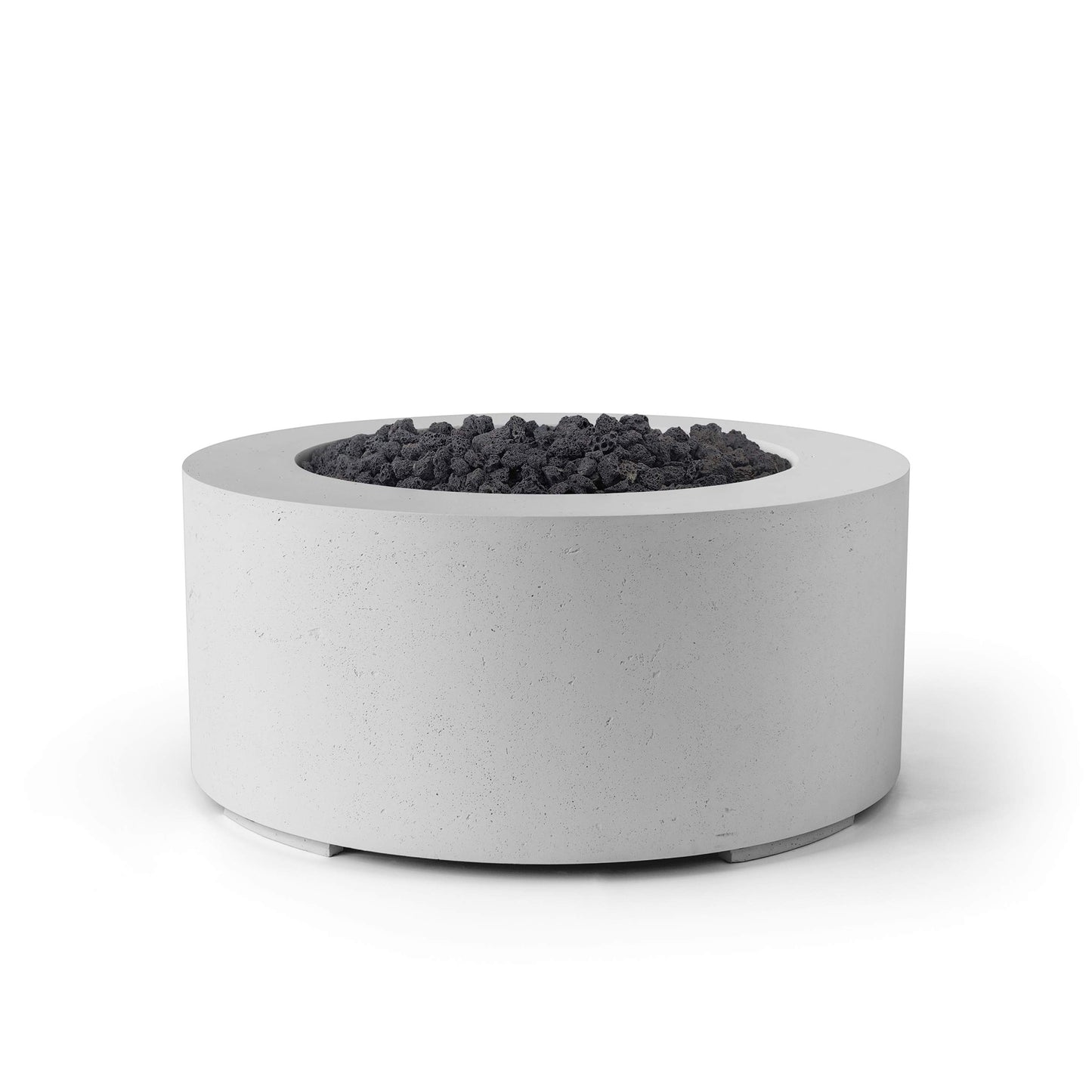 Belmont 36" Round Concrete Fire Pit - Match Lit