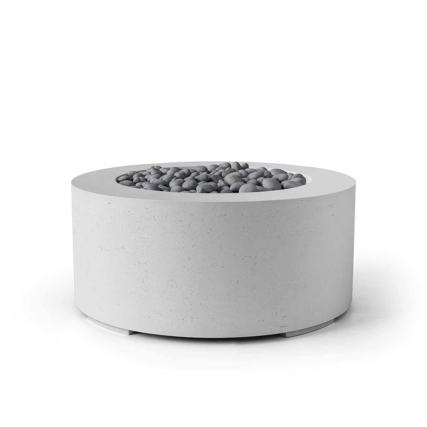 Belmont 36" Round Concrete Fire Pit - Match Lit