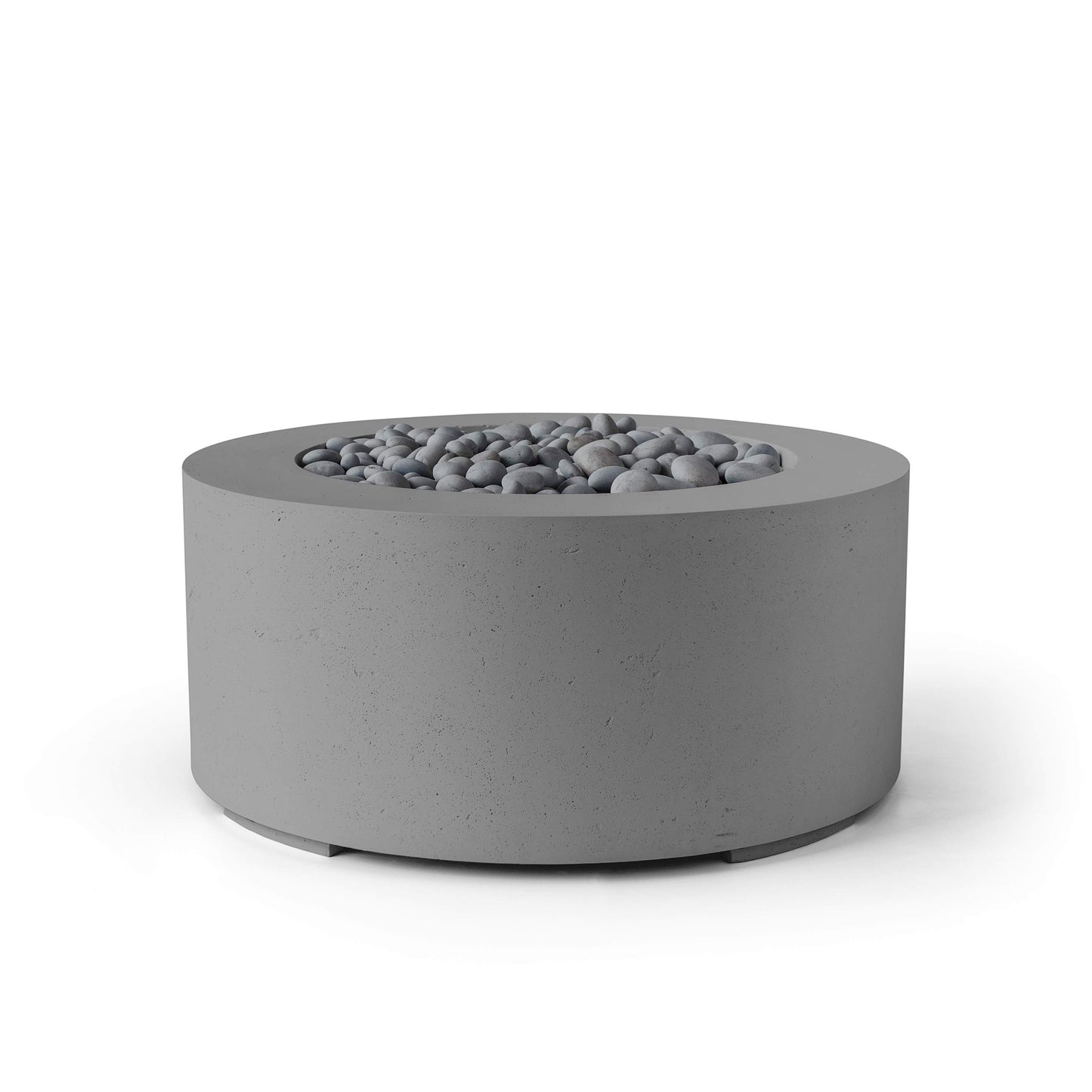 Belmont 36" Round Concrete Fire Pit - Match Lit