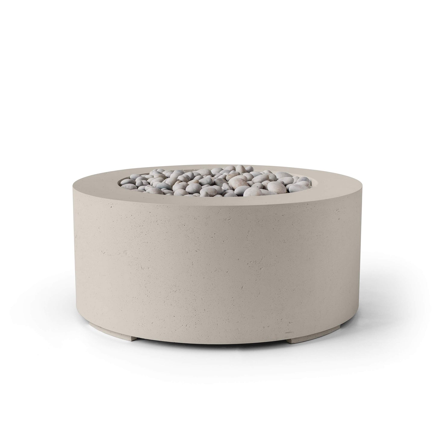 Belmont 36" Round Concrete Fire Pit - Match Lit
