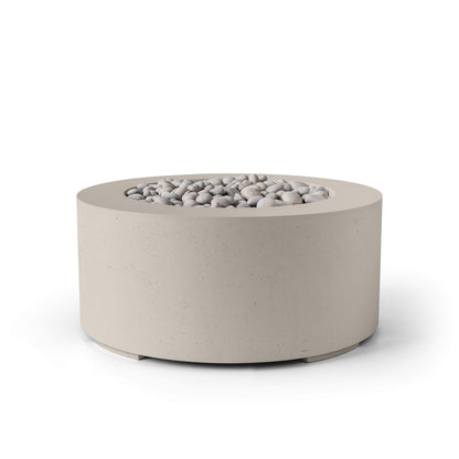 Belmont 36" Round Concrete Fire Pit - Match Lit