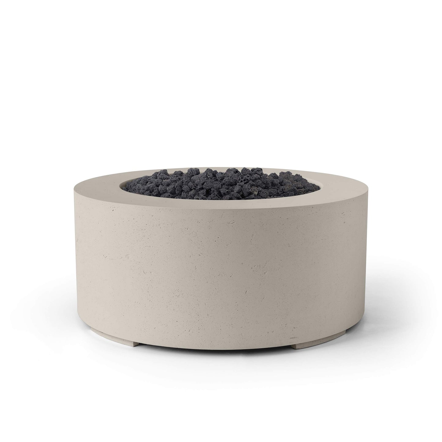 Belmont 36" Round Concrete Fire Pit - Match Lit