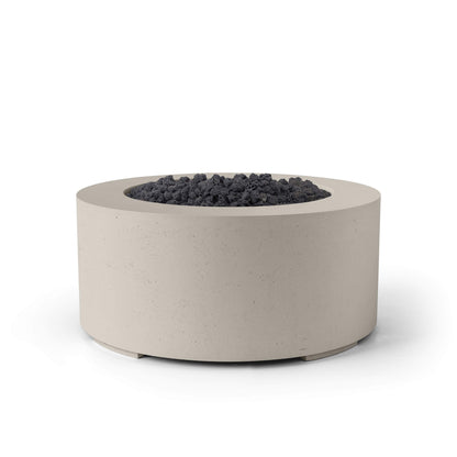 Belmont 36" Round Concrete Fire Pit - Match Lit