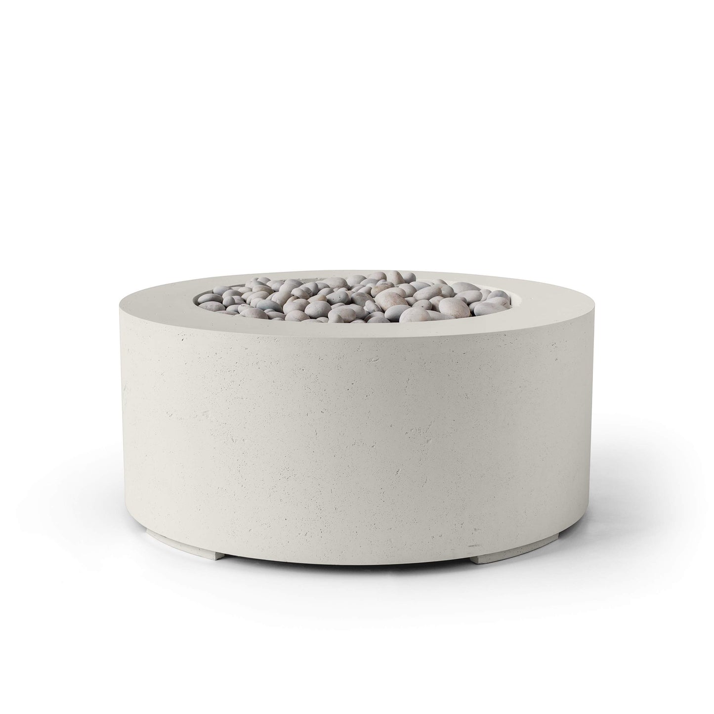 Belmont 36" Round Concrete Fire Pit - Match Lit