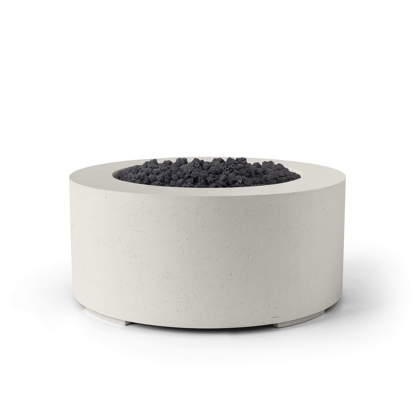 Belmont 36" Round Concrete Fire Pit - Match Lit