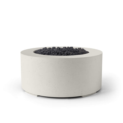 Belmont 36" Round Concrete Fire Pit - Match Lit