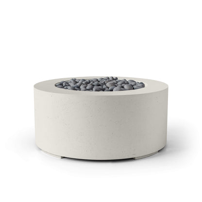 Belmont 36" Round Concrete Fire Pit - Match Lit