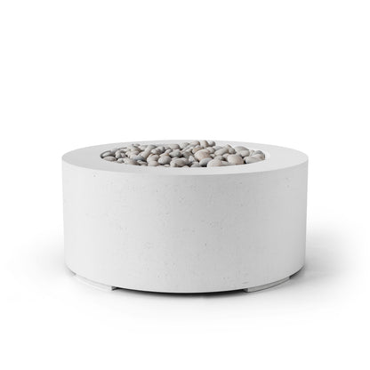 Belmont 36" Round Concrete Fire Pit - Match Lit