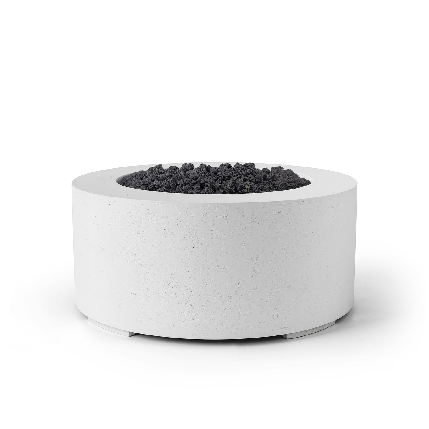 Belmont 36" Round Concrete Fire Pit - Match Lit