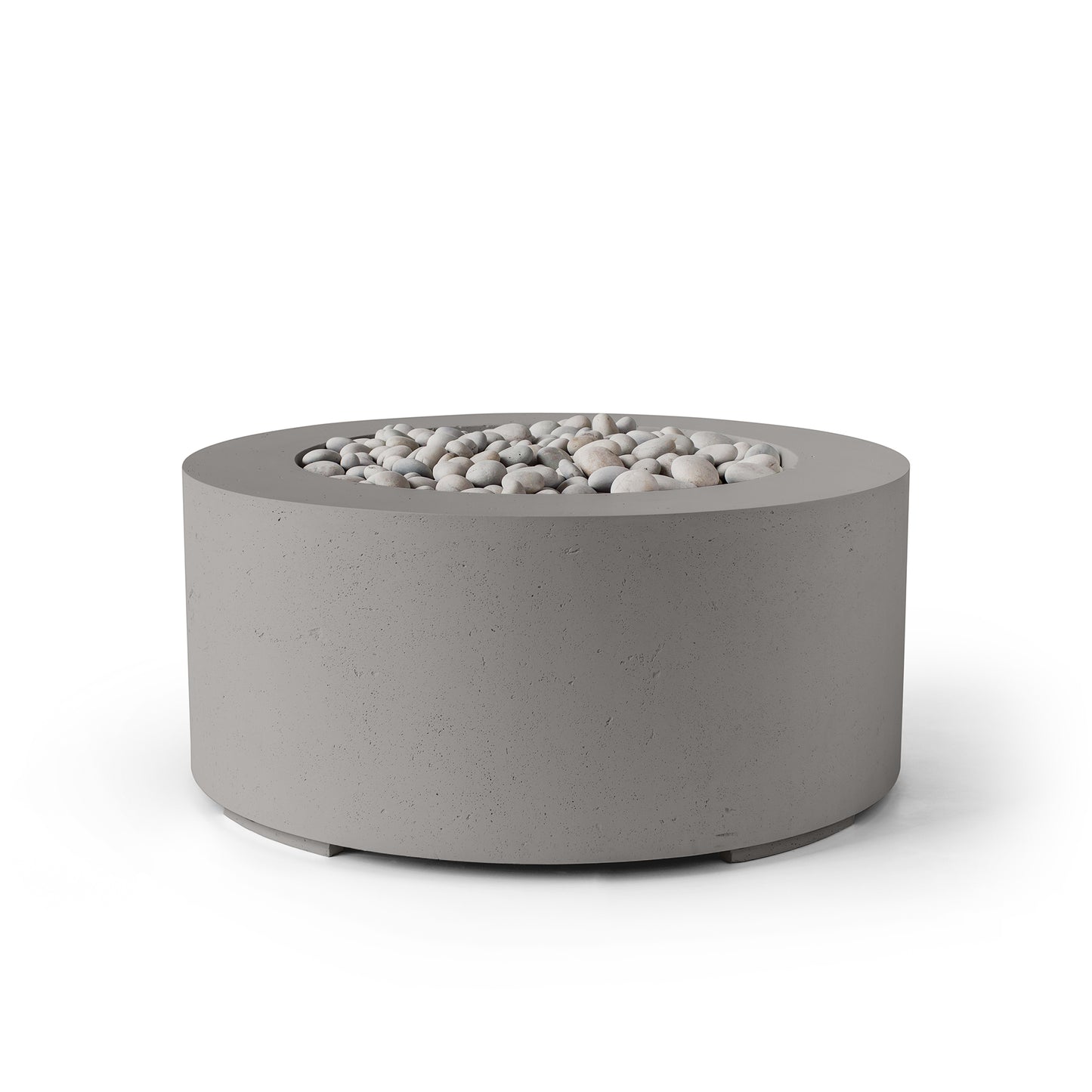 Belmont 36" Round Concrete Fire Pit - Match Lit