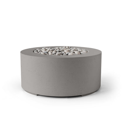 Belmont 36" Round Concrete Fire Pit - Match Lit