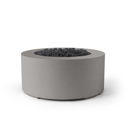 Belmont 36" Round Concrete Fire Pit - Match Lit