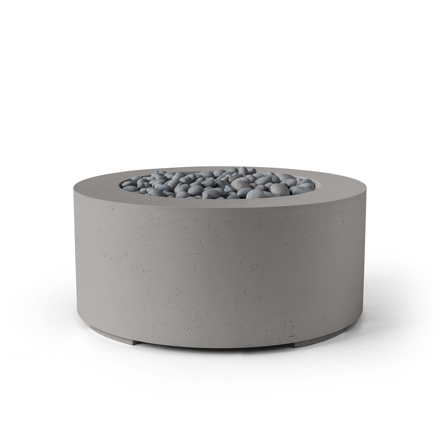 Belmont 36" Round Concrete Fire Pit - Match Lit