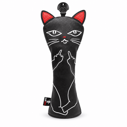 Black Cat Attitude Golf Headcovers