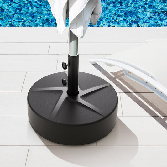 Patio Umbrella Base 88LBS Capacity Water and Sand Fillable Market Table Umbrella Stand