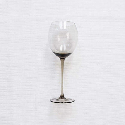 Modern Black Smoke Glass - Set of 4