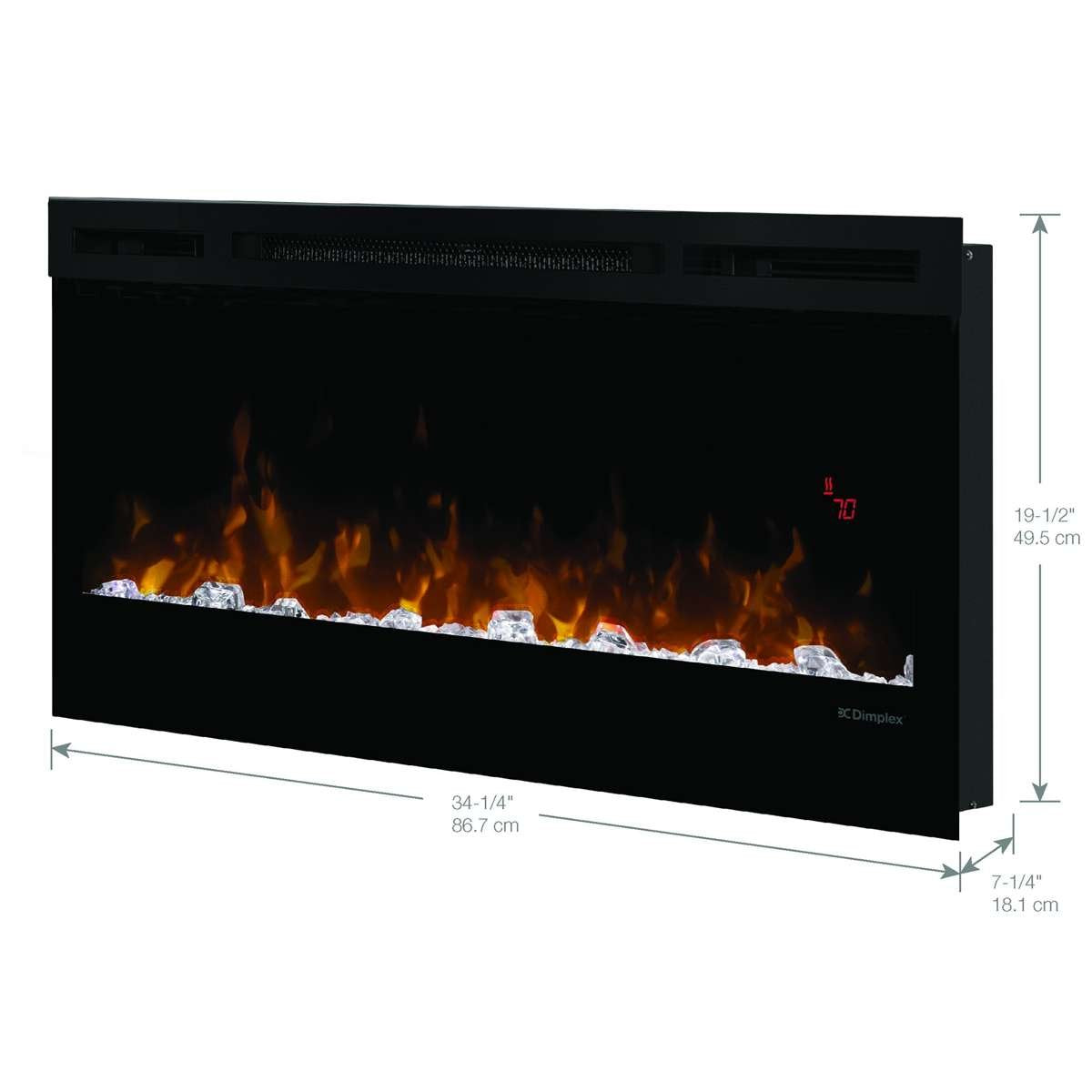 Linear Electric Fireplaces - Prism