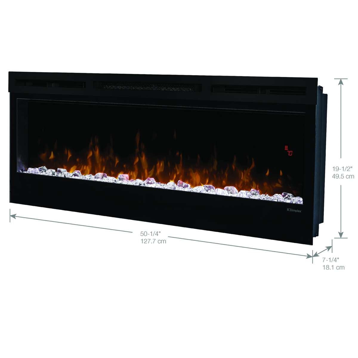 Linear Electric Fireplaces - Prism