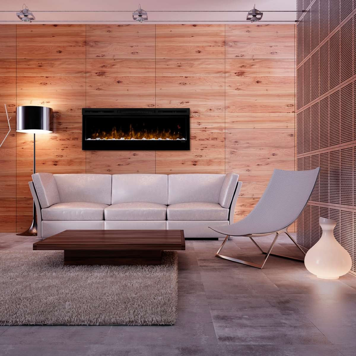 Linear Electric Fireplaces - Prism