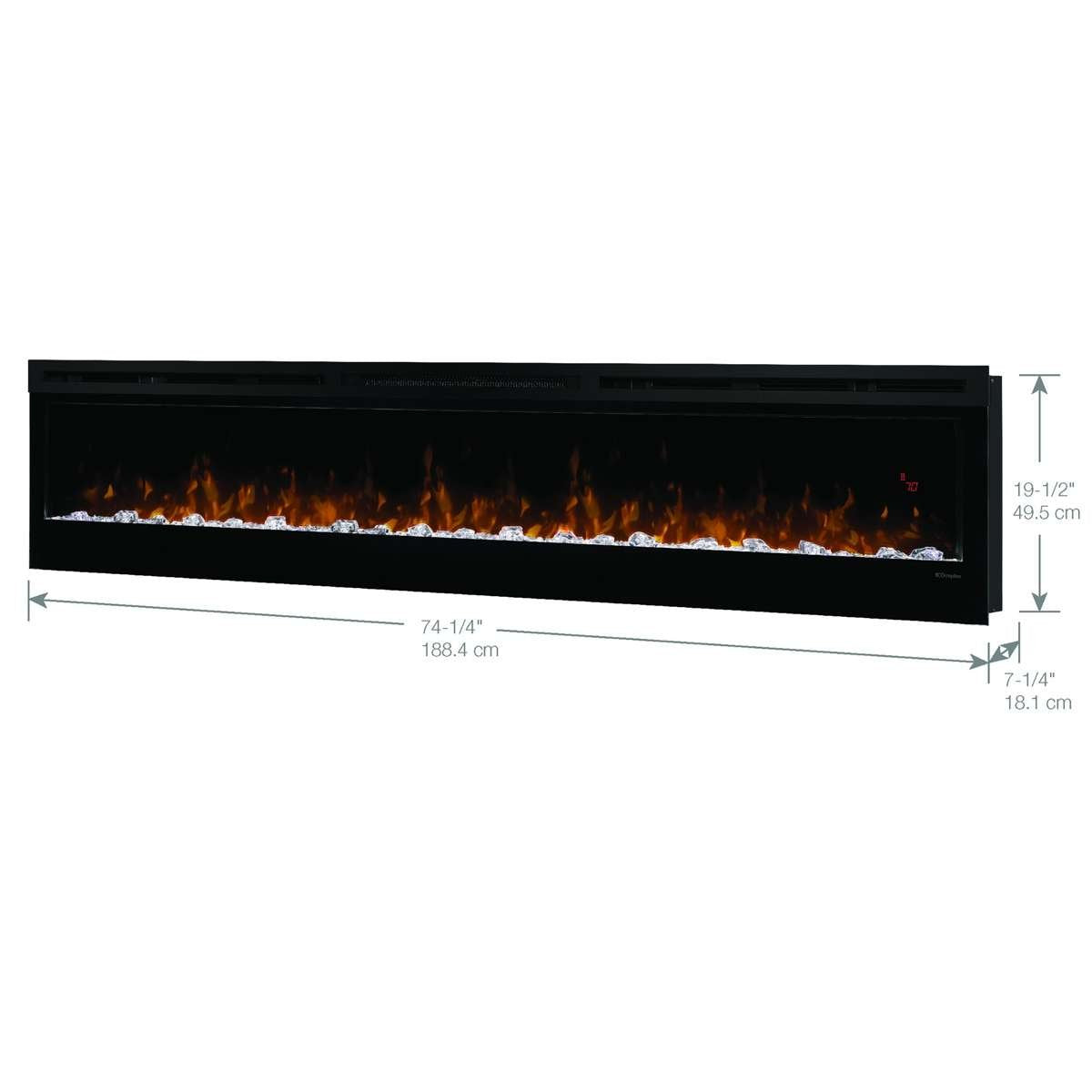 Linear Electric Fireplaces - Prism