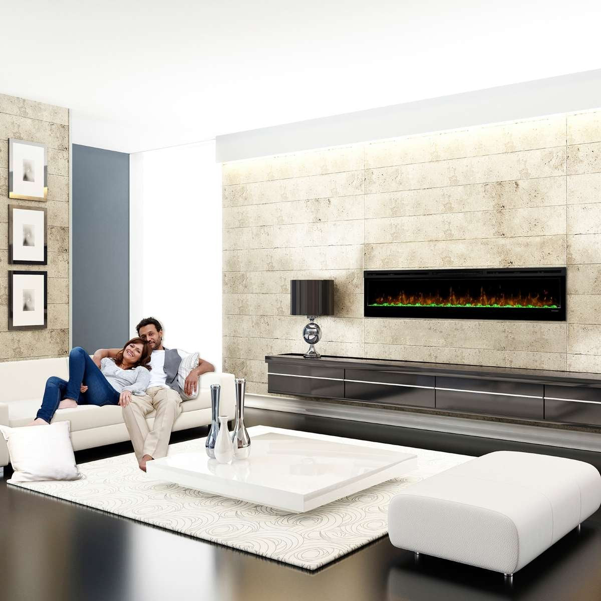Linear Electric Fireplaces - Prism