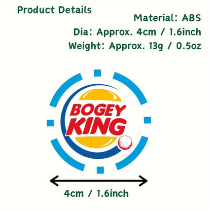 Bogey King Poker Chip Ball Marker