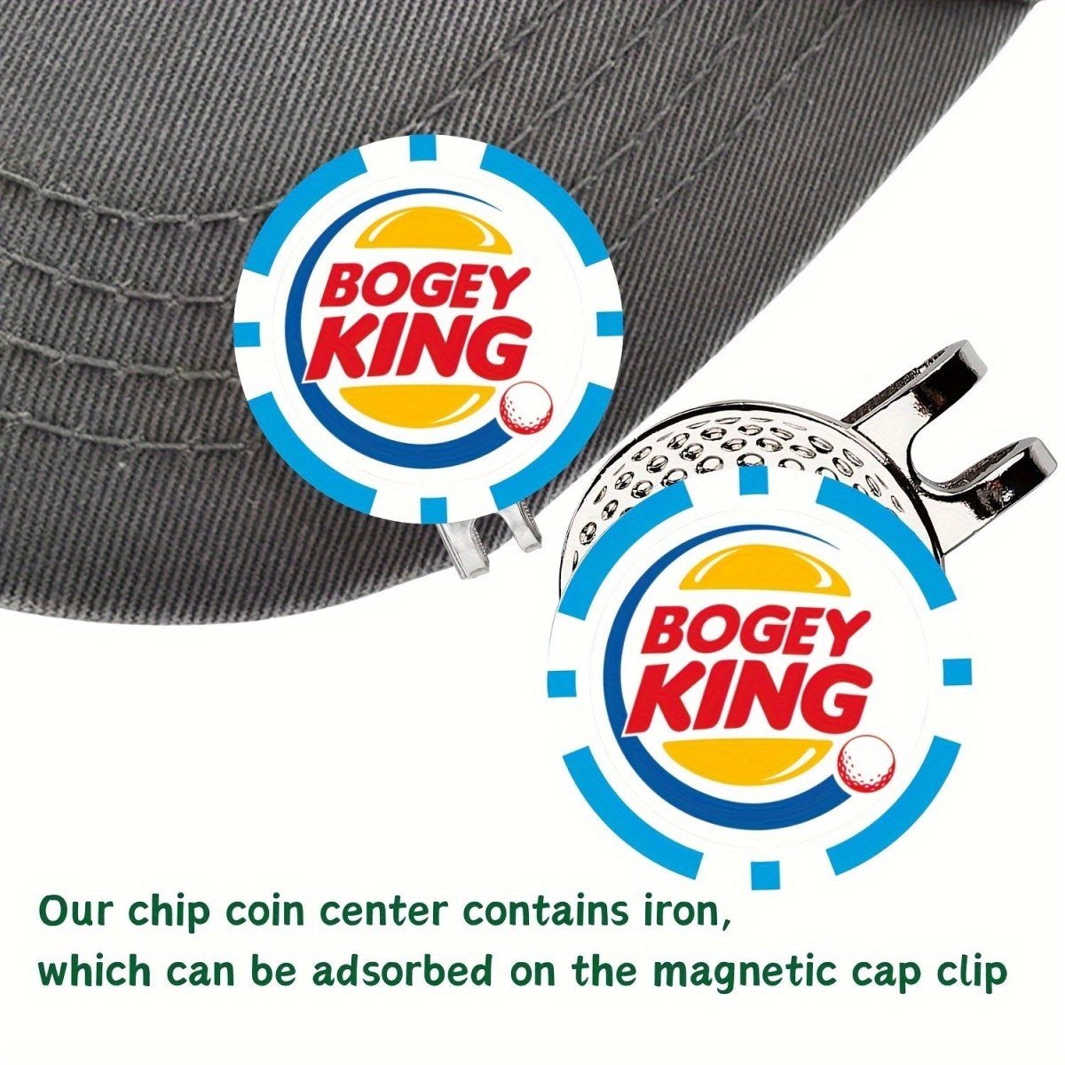 Bogey King Poker Chip Ball Marker