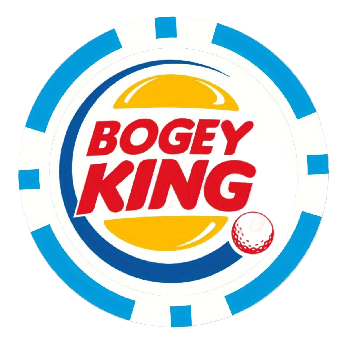 Bogey King Poker Chip Ball Marker