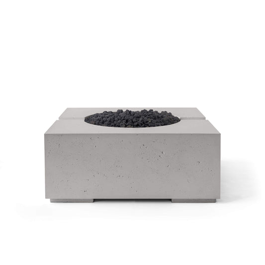 Bravo 32" Square Concrete Fire Pit - Electronic Ignition 24VAC