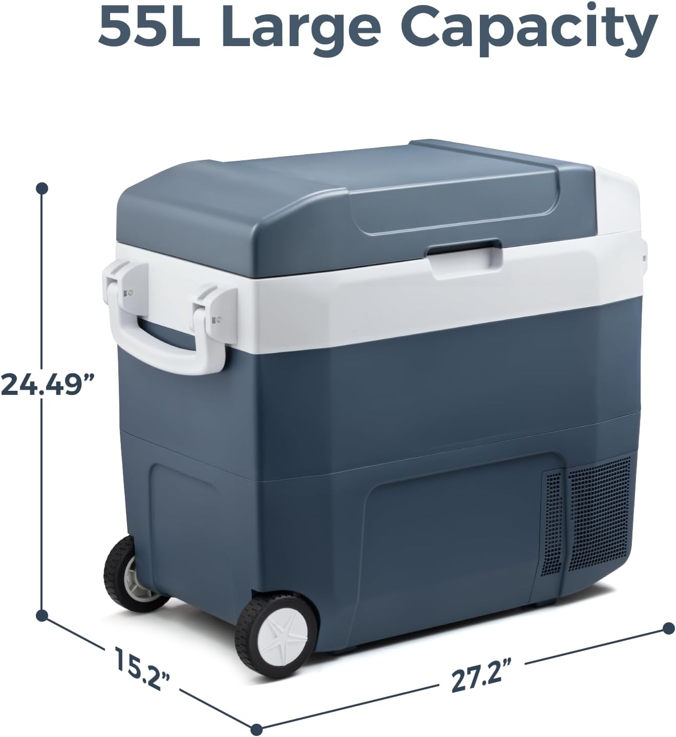 Car Refrigerator 12 Volt Mini Fridge 32 Quart 35L Portable Freezer Electric Cooler Intelligent Control Pan