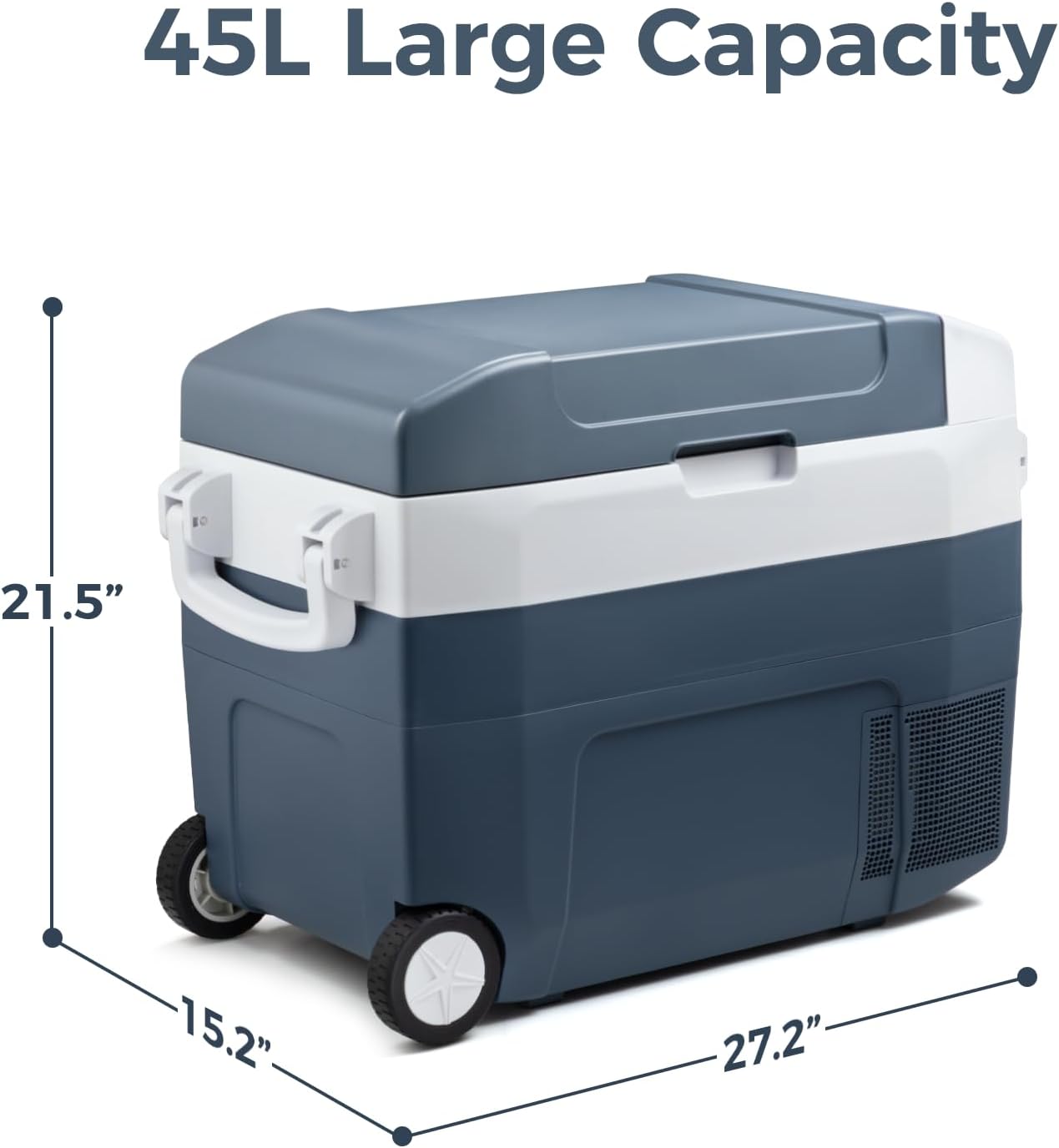 Car Refrigerator 12 Volt Mini Fridge 32 Quart 35L Portable Freezer Electric Cooler Intelligent Control Pan