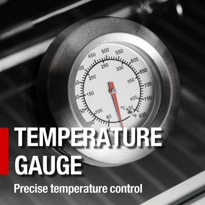 Castelle Flame 85K BTU Outdoor BBQ Kitchen Grill Island with 43-Inch 6-Burner Grill, Wine Fridge, Rotisserie Kit, and Sink