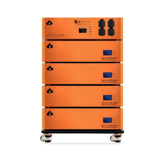 CE 48V600AH Stackable LiFEPO4 Lithium Battery With 6KW Invertor For RV & Energy Storage