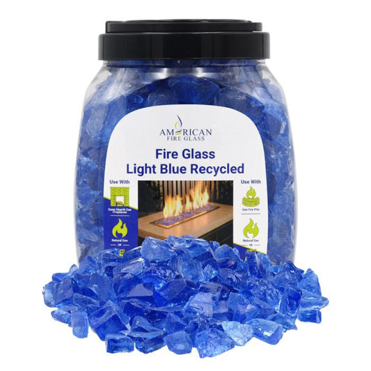 Recycled Fire Glass - 10lbs (Jar)